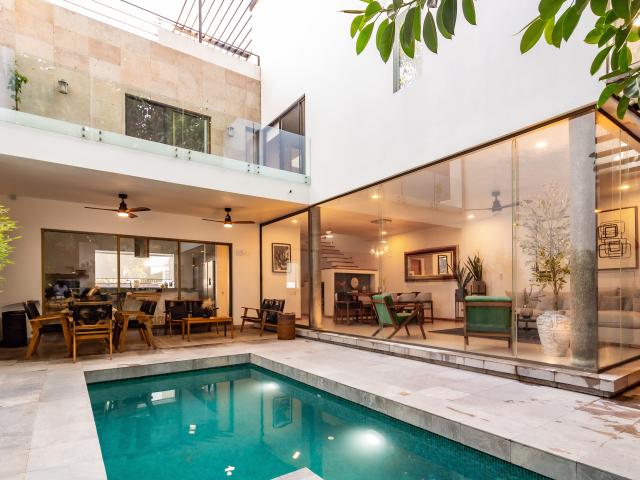 Venta de casa amueblada, con alberca y vigilancia en el Norte de Cuernavaca, Morelos. clave 6293