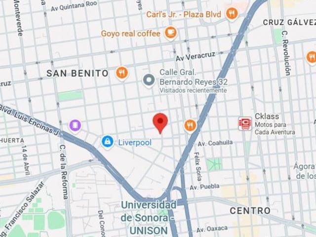 VENTA DE CASA EN CALLE GRAL. BERNARDO REYES, SAN BENITO, HERMOSILLO, SON