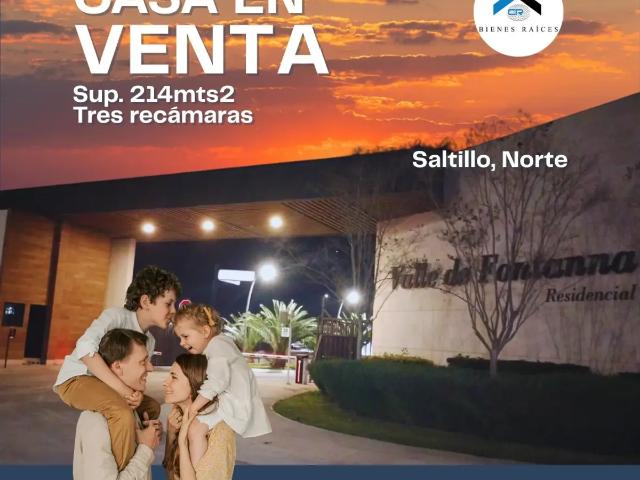 VENTA DE CASA EN FRACC. VALLE DE FONTANNA