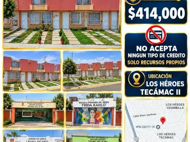 VENTA DE CASA EN TECAMAC