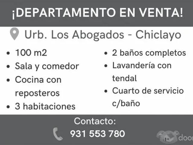 VENTA DE DEPARTAMENTO
