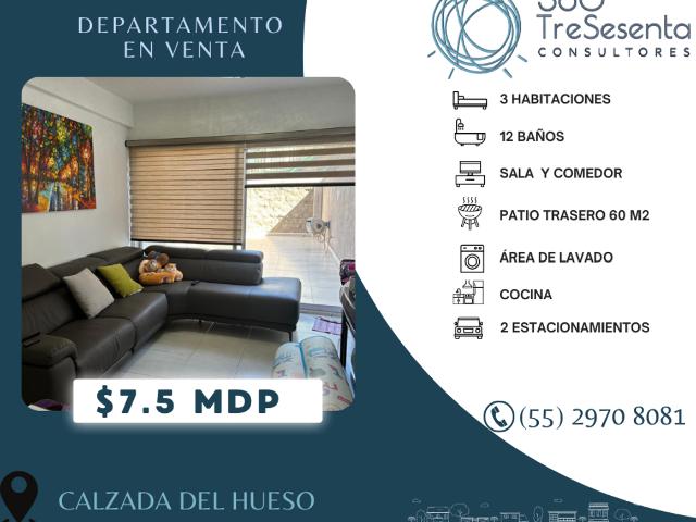 Venta de Departamento en Granjas Coapa, Tlalpan