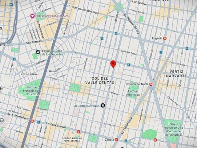 Venta de departamento en Del Valle Centro, Benito Juarez