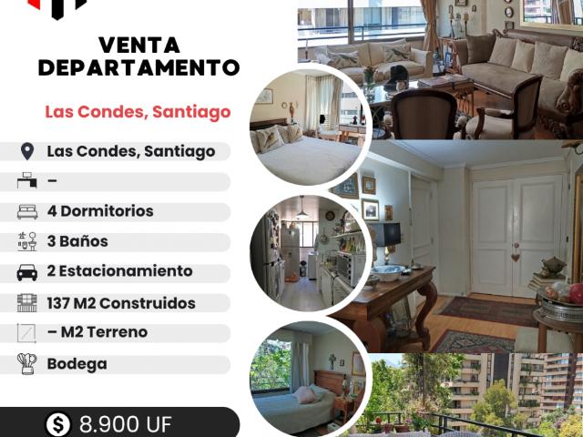 VENTA DE DEPARTAMENTO LAS CONDES