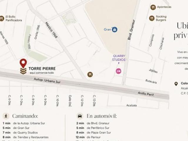 Venta de Departamento Nuevo en Periférico Sur