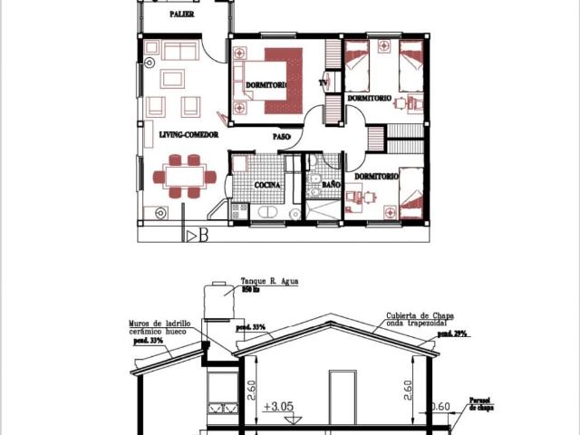 Venta de espectacular Casa 4 ambientes en Villa Mercedes