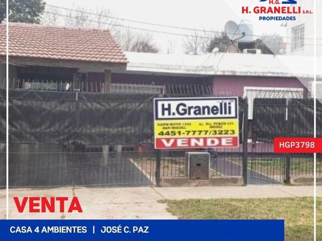 Venta de espectacular Casa 4 ambientes en José C Paz José C Paz