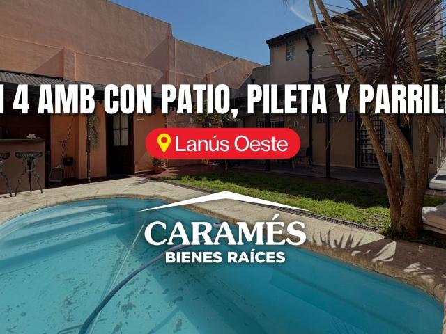 Venta de espectacular Casa 4 ambientes en Lanús Lanús Este
