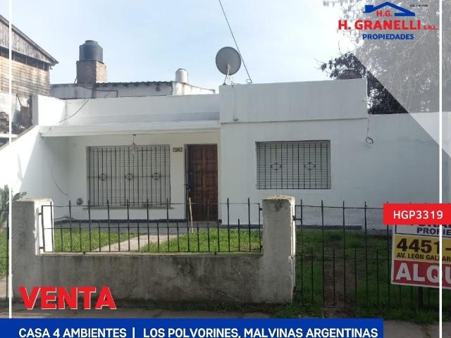 Venta de espectacular Casa 4 ambientes en Malvinas Argentinas Los Polvorines