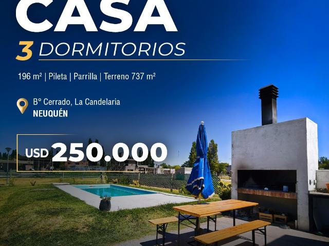 Venta de espectacular Casa 4 ambientes en Neuquén