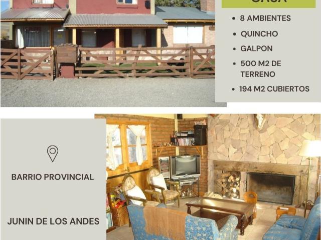 Venta de espectacular Casa 5 o mas ambientes en Junin de los Andes