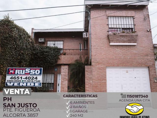 Venta de espectacular Casa 5 o mas ambientes en La Matanza San Justo