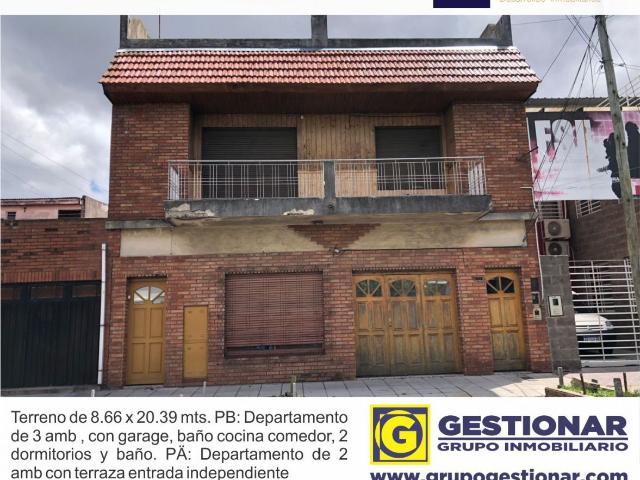 Venta de espectacular Casa 5 o mas ambientes en Lanús Valentín Alsina