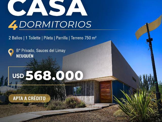 Venta de espectacular Casa 5 o mas ambientes en Neuquén