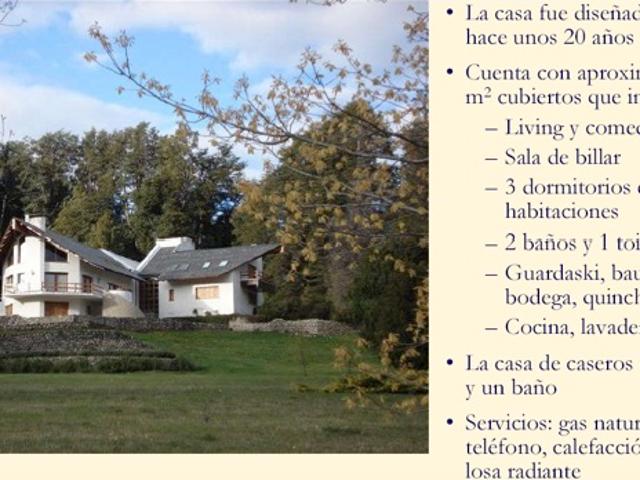 Venta de espectacular Casa 5 o mas ambientes en San Carlos de Bariloche