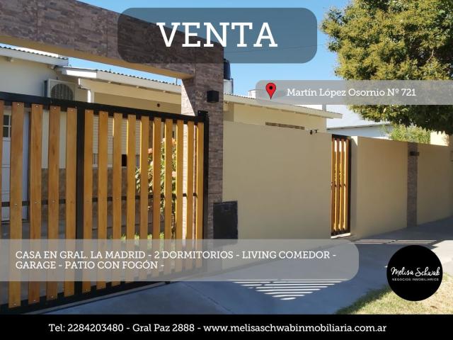 Venta de espectacular Casa 3 ambientes en General Lamadrid