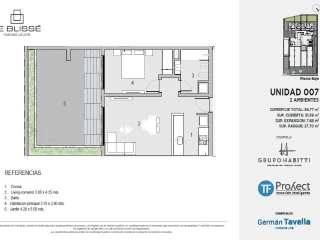 Venta de espectacular Departamento 2 ambientes en Ituzaingó Parque Leloir