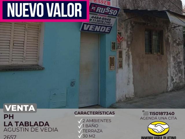 Venta de espectacular Departamento 2 ambientes en La Matanza La Tablada
