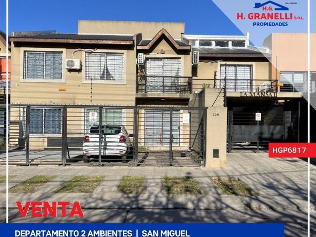 Venta de espectacular Departamento 2 ambientes en San Miguel San Miguel