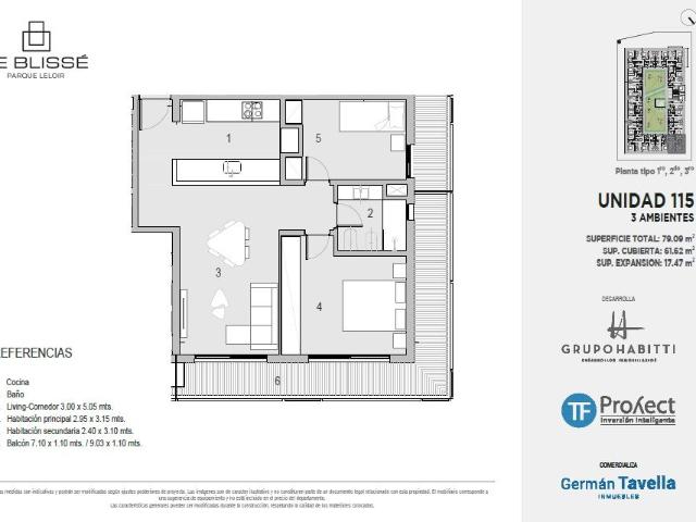 Venta de espectacular Departamento 3 ambientes en Ituzaingó Parque Leloir