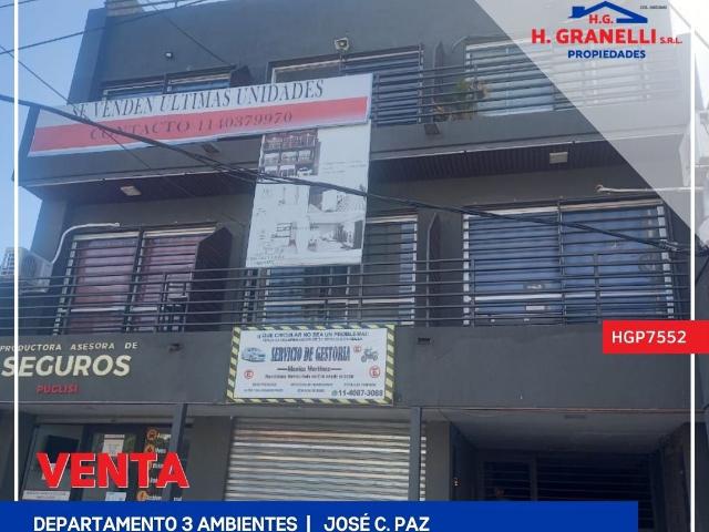 Venta de espectacular Departamento 3 ambientes en José C Paz José C Paz
