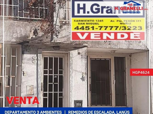 Venta de espectacular Departamento 3 ambientes en Lanús Remedios de Escalada