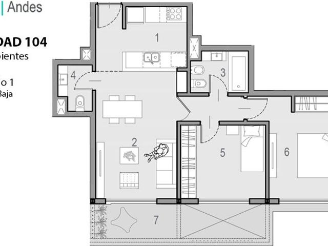 Venta de espectacular Departamento 3 ambientes en San Martín de los Andes