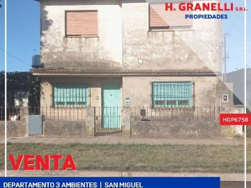 Venta de espectacular Departamento 3 ambientes en San Miguel