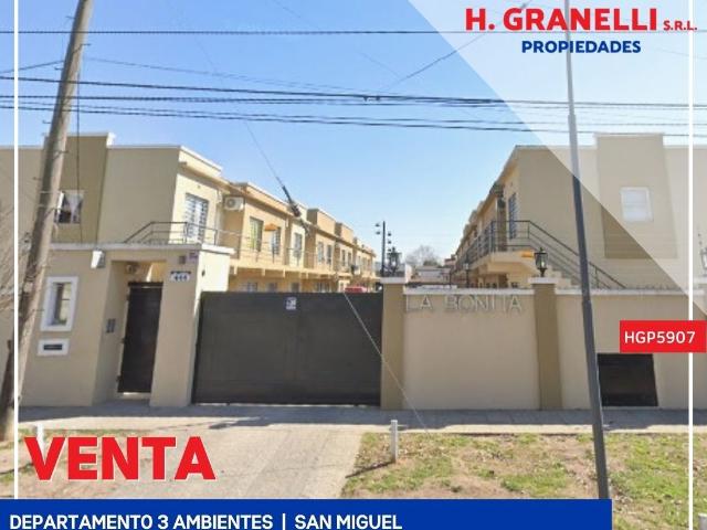 Venta de espectacular Departamento 3 ambientes en San Miguel San Miguel