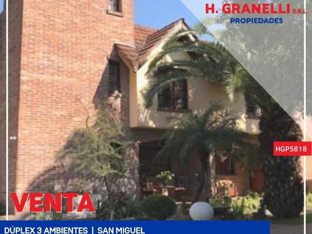 Venta de espectacular Departamento 3 ambientes en San Miguel San Miguel