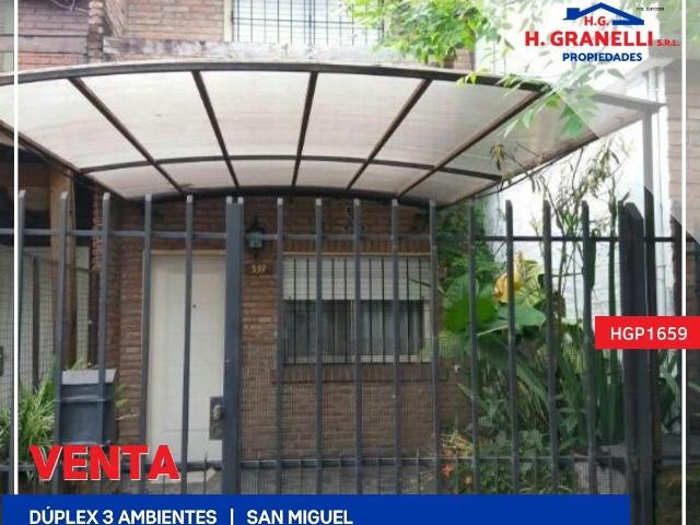 Venta de espectacular Departamento 3 ambientes en San Miguel San Miguel