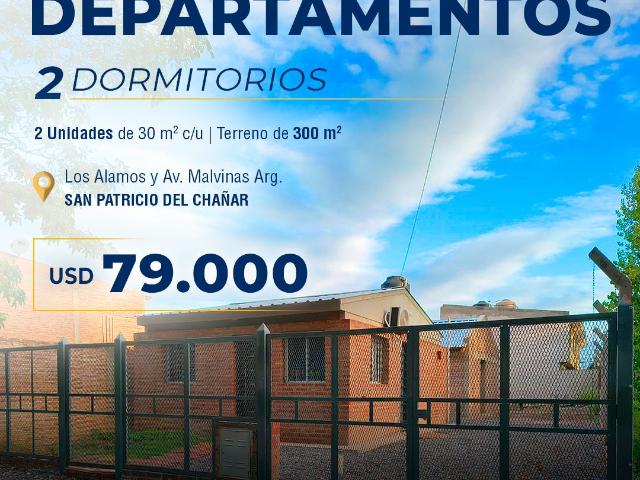 Venta de espectacular Departamento 3 ambientes en San Patricio del Chañar