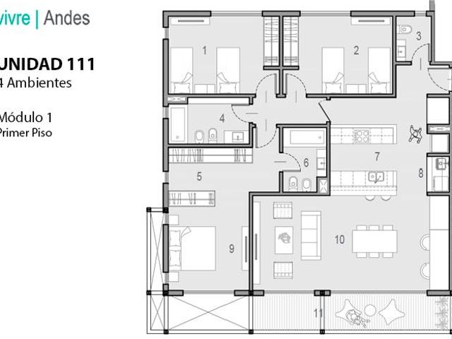 Venta de espectacular Departamento 4 ambientes en San Martín de los Andes