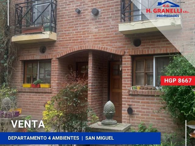 Venta de espectacular Departamento 4 ambientes en San Miguel San Miguel