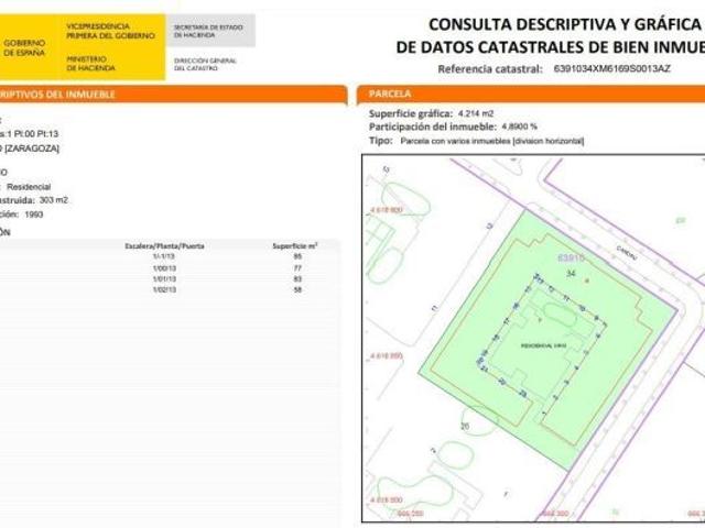VENTA DE PISO EN UTEBO ZARAGOZA