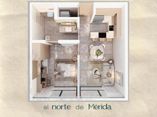 VENTA DEPTO DE 1 RECAMARA IDEAL PARA ESTUDIANTES EN DZITYA MERIDA YUCATAN