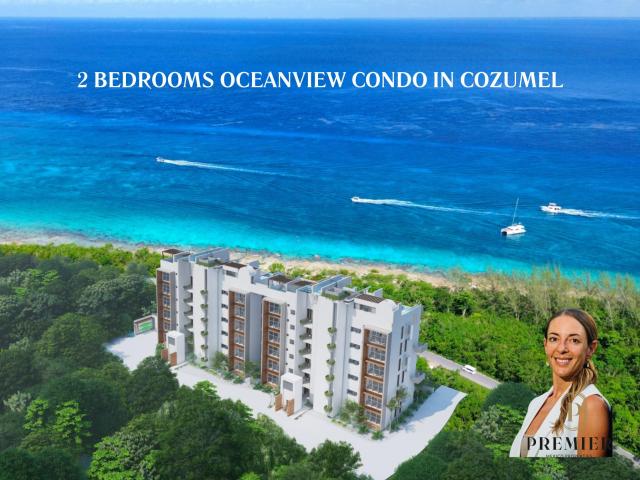 Venta departamento 2 recamaras cozumel Vista al Mar