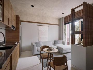 Venta Departamento 2 recamaras · Terraza, alberca privada y acceso a la playa · Cozumel