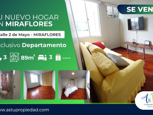 Venta departamento 6to piso 2 de mayo miraflores