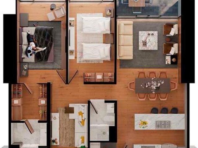 Venta Departamento con Terraza. Origina Pedregal