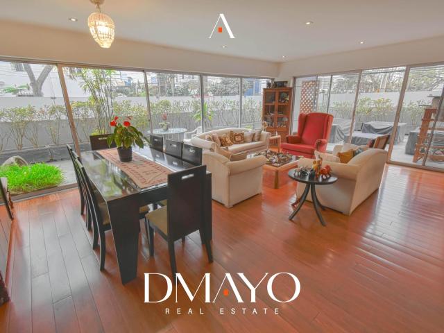 Venta Departamento exclusivo en 1er piso, a minutos del Centro Financiero en San Isidro