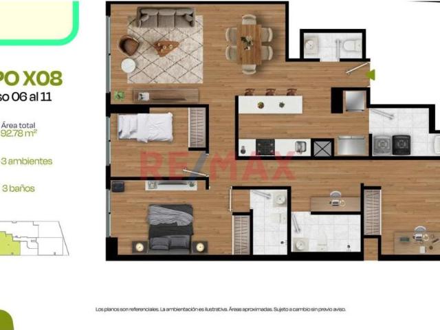 Venta Departamento Flat Proyecto Exclusivo En Cristobal De Peralta Valle Hermoso