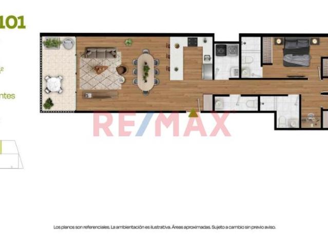 Venta Departamento Flat Primer Piso Proyecto Exclusivo En Cristobal De Peralta Valle Hermoso