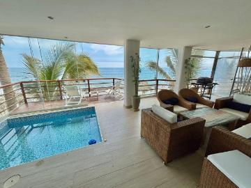 Venta departamento frente al mar en las pocitas mancora