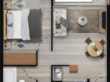 Venta Departamento La cisterna bono pie otorgado por inmobiliaria, 10% 15% 20%