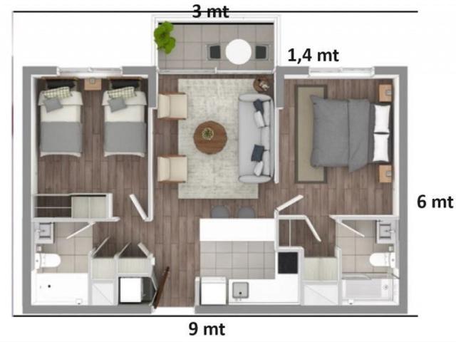 Venta departamento la florida inés de suárez 7858