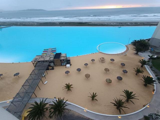 Venta Departamento La serena Maravilloso departamento en exclusivo condominio de laguna del mar 3d 2b estacionamiento y bodega. exuberante vista al mar