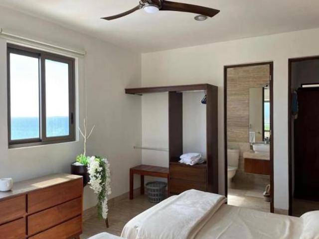 VENTA ESPECTACULAR DEPARTAMENTO FRENTE AL MAR AMUEBLADO 3 RECÁMARAS CHICXULUB