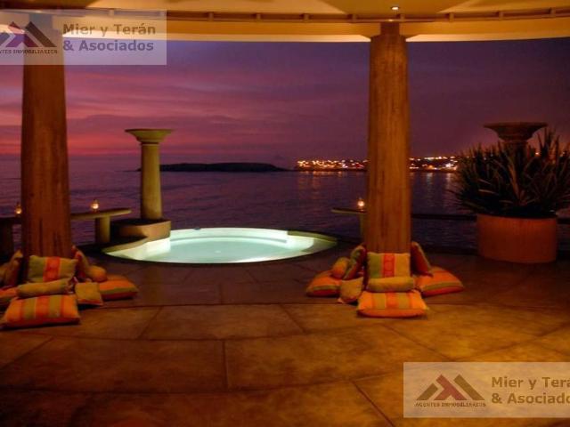 Venta hermosa y moderna casa de playa en acantilado playa kontiki punta hermosa 609 8