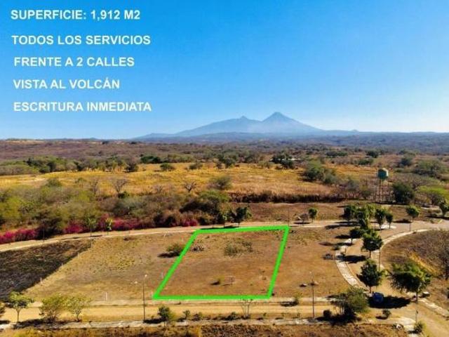 Venta Hermoso Terreno Campestre con Servicios y Financiamiento en Comala Colima